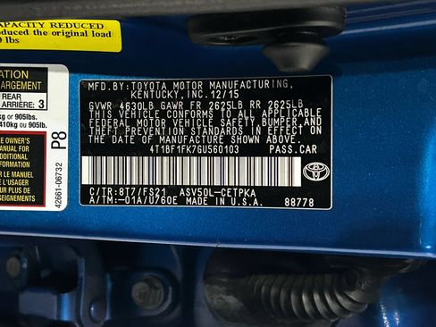 Used 2016 Toyota Camry SE FWD image 55