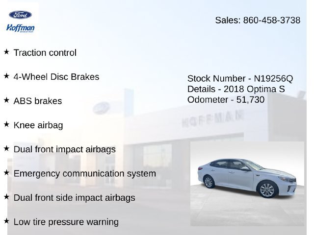 Used 2018 Kia Optima S w/ Panoramic Sunroof Package FWD image 15
