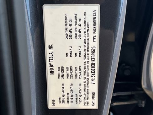 Used 2019 Tesla Model 3 Long Range image 26