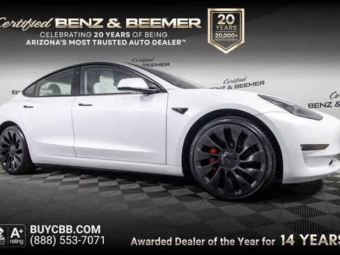 Used 2023 Tesla Model 3 Performance AWD/4WD image 1