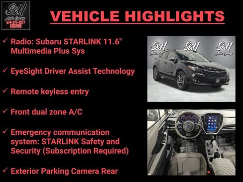Used 2024 Subaru Crosstrek 2.0i Premium AWD/4WD image 3