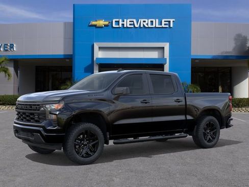 New 2026 Chevrolet Silverado 1500 Custom w/ Turbomax Blackout Package RWD image 2