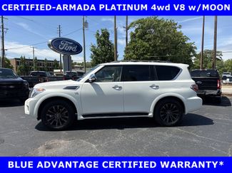 Used 2019 Nissan Armada Platinum w/ Captain's Chairs Package AWD/4WD video 1