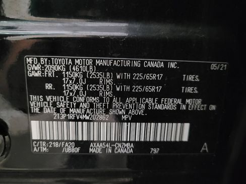 Used 2021 Toyota RAV4 XLE AWD/4WD image 33
