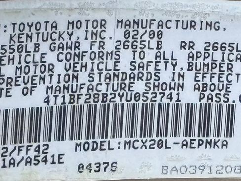 Used 2000 Toyota Avalon XL image 49