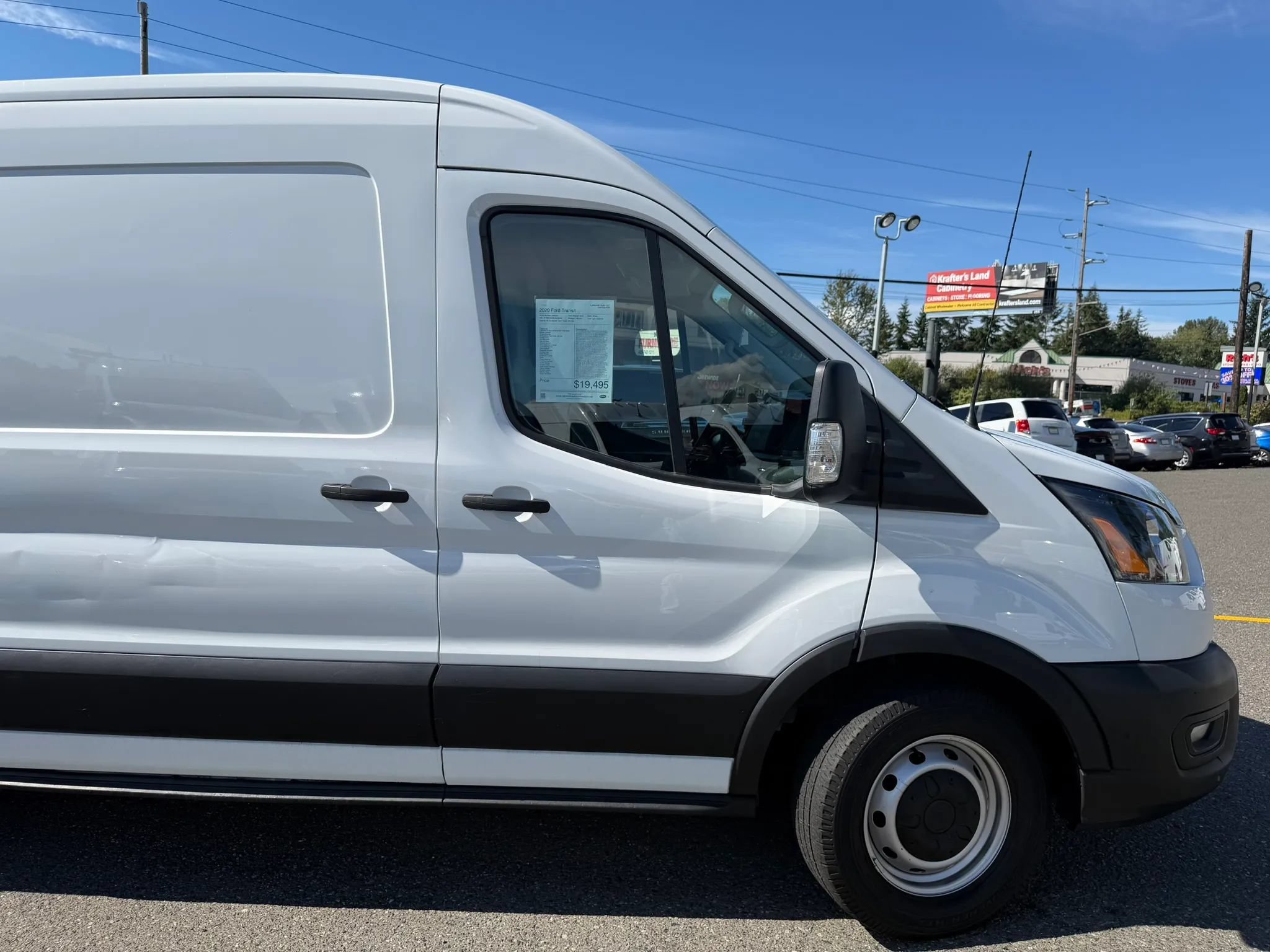 Used 2020 Ford Transit 250 Medium Roof w/ Load Area Protection Package RWD image 4