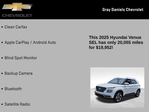 Used 2025 Hyundai Venue SEL FWD image 7