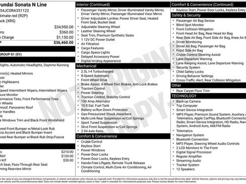 Used 2024 Hyundai Sonata N Line FWD image 6