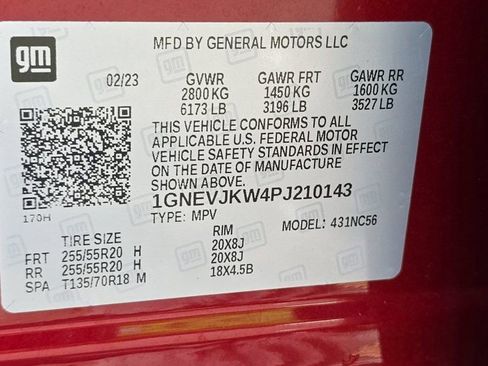 Used 2023 Chevrolet Traverse RS AWD/4WD image 9