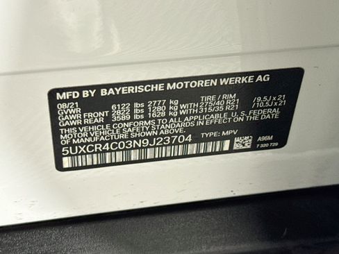 Used 2022 BMW X5 sDrive40i w/ Premium Package RWD image 38