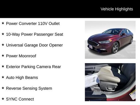 Used 2017 Ford Fusion Sport w/ Equipment Group 401A image 15