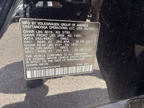 Used 2022 Volkswagen Atlas SEL Premium AWD/4WD image 30
