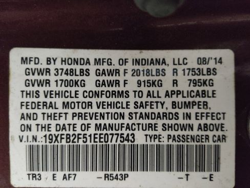 Used 2014 Honda Civic LX image 33