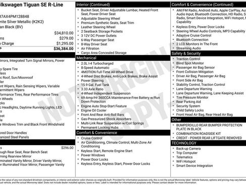Certified 2023 Volkswagen Tiguan SE R-Line AWD/4WD image 35
