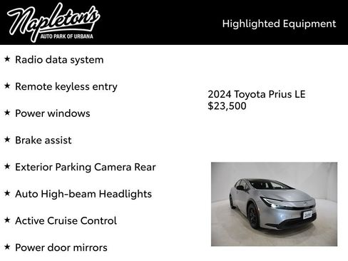 Used 2024 Toyota Prius LE image 15