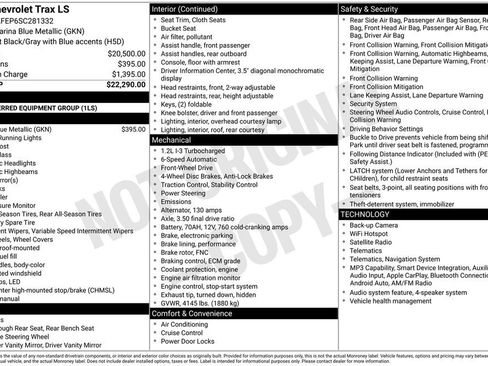 Certified 2025 Chevrolet Trax LS FWD image 3