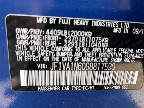 Used 2016 Subaru WRX Limited AWD/4WD image 20