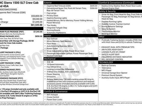 Used 2021 GMC Sierra 1500 SLT w/ SLT Premium Plus Package image 15