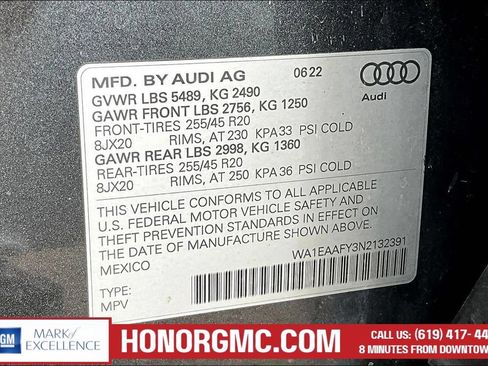 Used 2022 Audi Q5 2.0T Premium Plus AWD/4WD image 19
