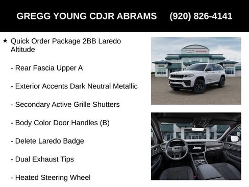 New 2026 Jeep Grand Cherokee Altitude AWD/4WD image 19
