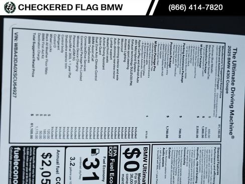 Used 2025 BMW 430i 430i w/ M Sport Package image 38