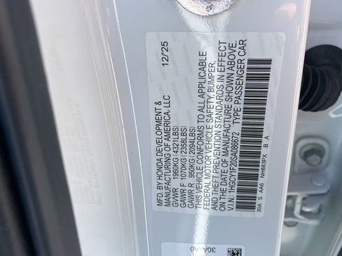 New 2025 Honda Accord LX image 20