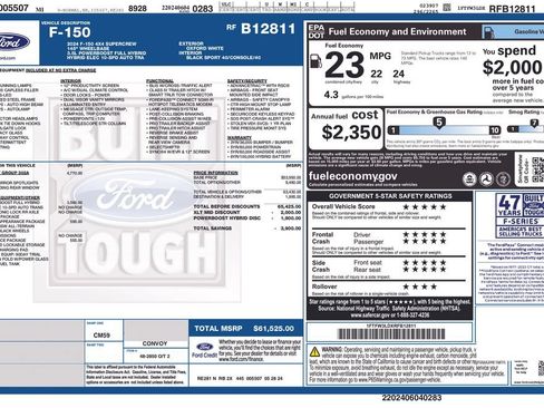 Used 2024 Ford F150 XLT w/ Equipment Group 302A MID AWD/4WD image 15