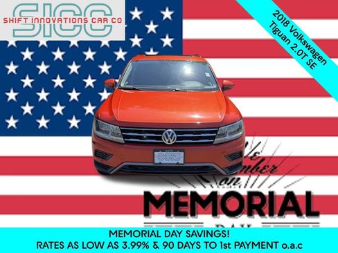 Used 2018 Volkswagen Tiguan SE w/ Panoramic Sunroof Package AWD/4WD image 2