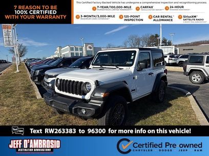Certified 2024 Jeep Wrangler Sport S