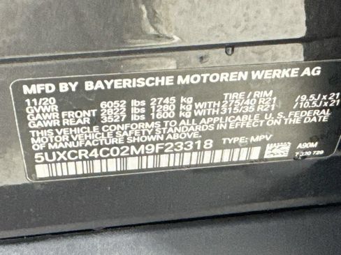 Used 2021 BMW X5 sDrive40i w/ Premium Package RWD image 43