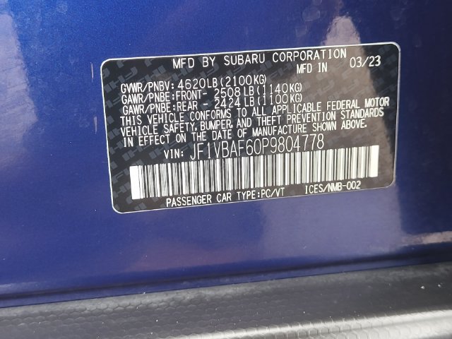 Used 2023 Subaru WRX Premium AWD/4WD image 29
