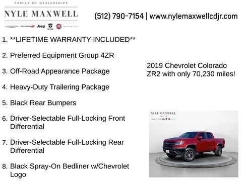 Used 2019 Chevrolet Colorado ZR2 image 12