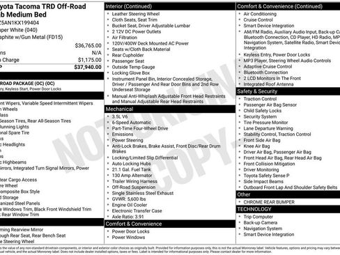 Used 2019 Toyota Tacoma TRD Off-Road image 11