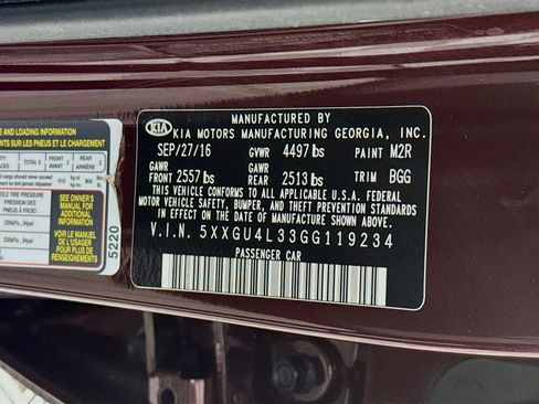 Used 2016 Kia Optima EX w/ Option Group 040 image 39