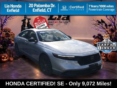 Certified 2025 Honda Accord SE