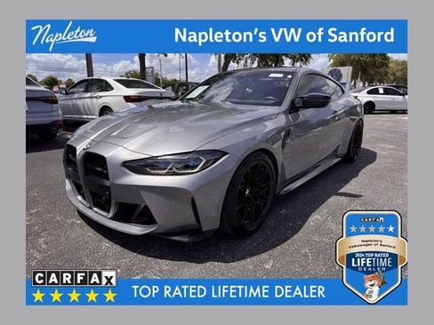 Used 2024 BMW M4 Coupe w/ Executive Package RWD image 1