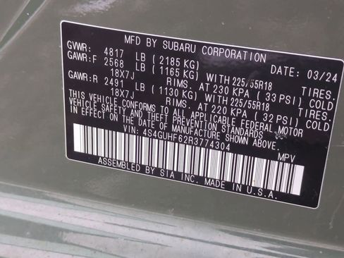 Certified 2024 Subaru Crosstrek 2.5i Sport w/ Crosstrek Mirror Package image 33