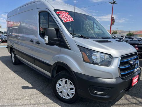 Used 2023 Ford E-Transit Medium Roof w/ Load Area Protection Package RWD image 4