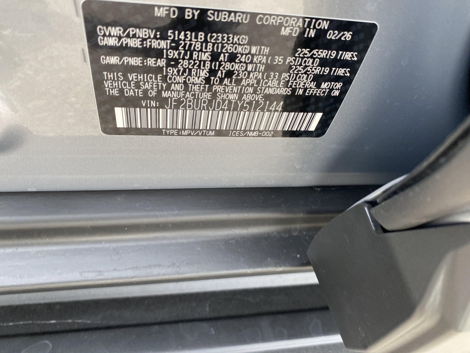 New 2026 Subaru Outback Touring XT AWD/4WD image 21
