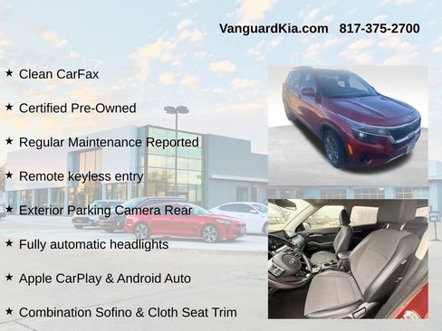 Certified 2021 Kia Seltos S image 6