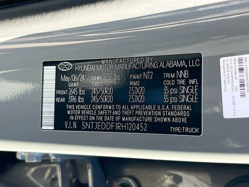 Used 2024 Hyundai Santa Cruz Limited AWD/4WD image 33
