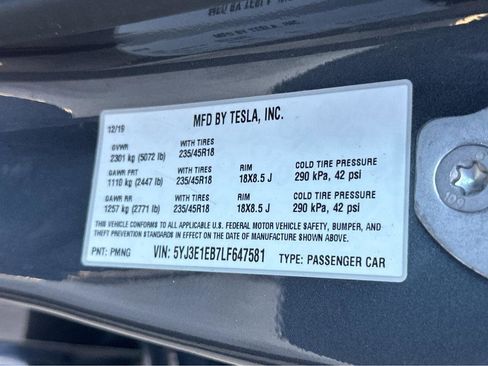Used 2020 Tesla Model 3 Long Range image 40
