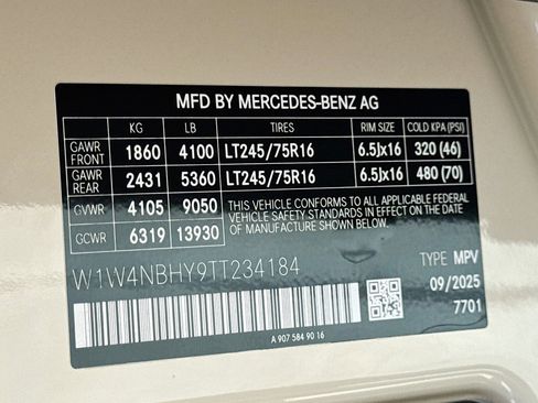 New 2026 Mercedes-Benz Sprinter 2500 image 27