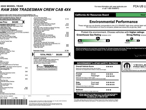 Used 2022 RAM 2500 Tradesman image 6