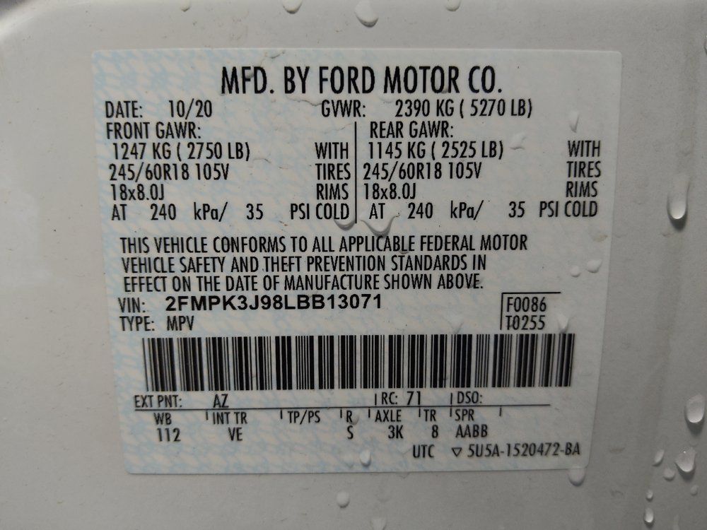 Used 2020 Ford Edge SEL w/ Convenience Package FWD image 33