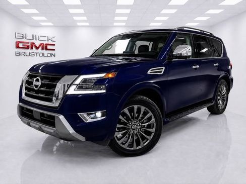 Used 2024 Nissan Armada Platinum w/ Captain's Chairs Package AWD/4WD image 1
