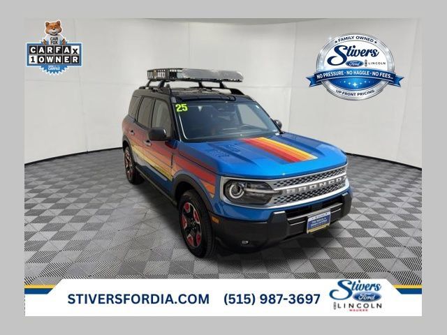 Certified 2025 Ford Bronco Sport Free Wheeling w/ Convenience Package AWD/4WD 360° Tour