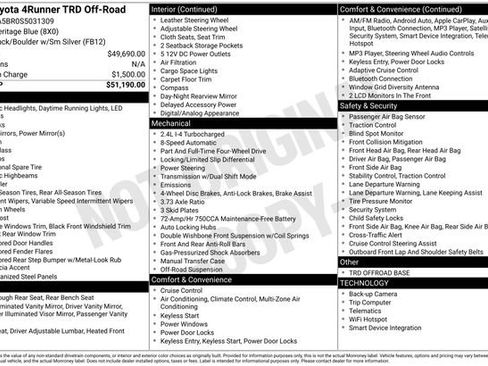 Used 2025 Toyota 4Runner TRD Off-Road image 5