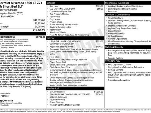 Used 2014 Chevrolet Silverado 1500 LT w/ All Star Edition AWD/4WD image 16