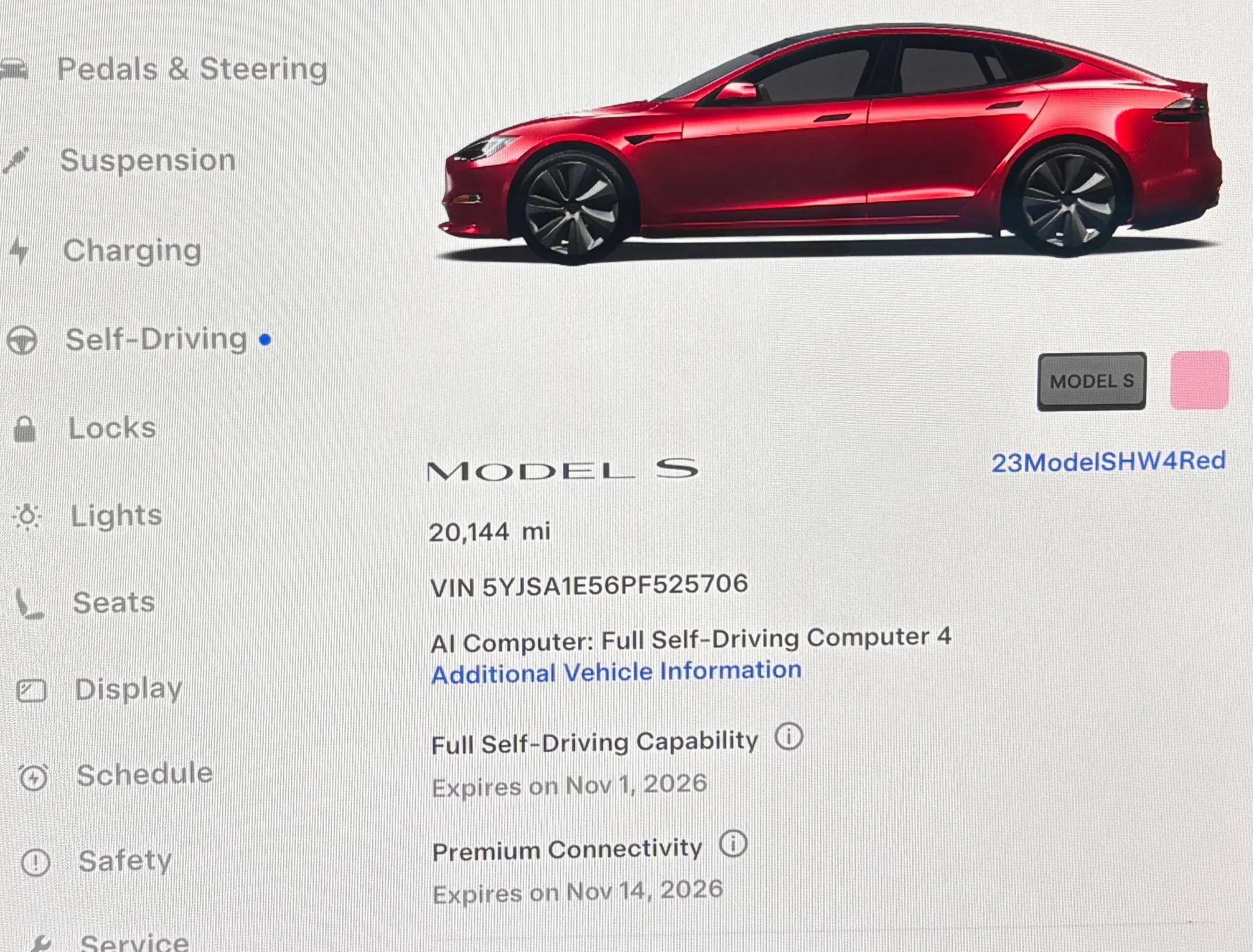 Used 2023 Tesla Model S Standard Range AWD/4WD image 11
